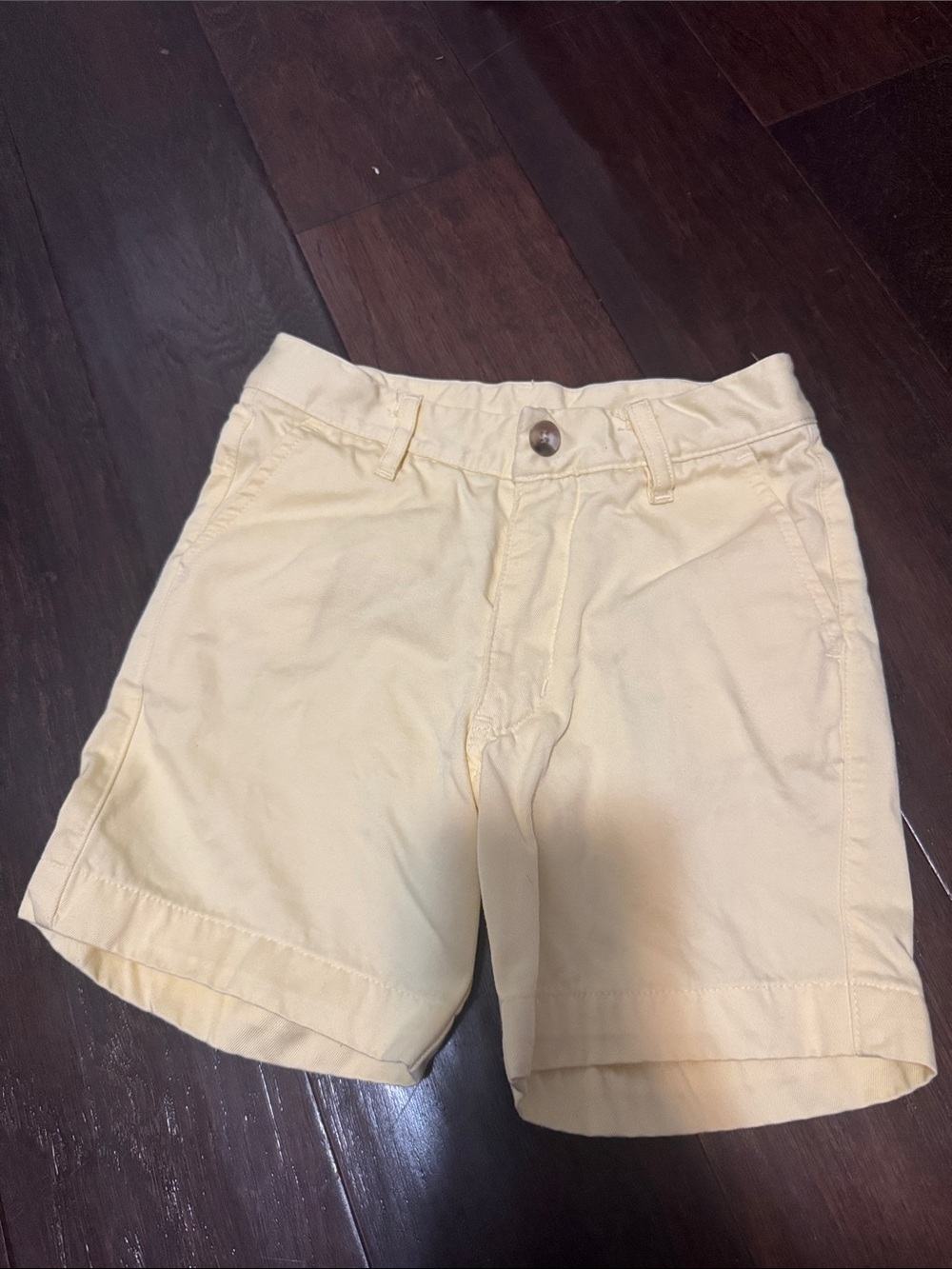 The Beaufort Bonnet Company Pale Yellow Kids Shorts